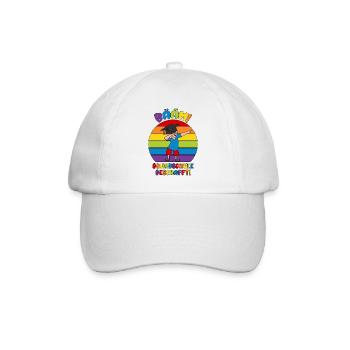 Bääm Schule geschafft Abschluss Grundschule 2026 - Baseballkappe - Weiß/Weiß - Vorne
