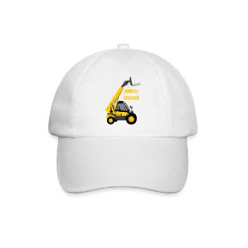 Gabelstapler-zertifiziert - Baseballkappe - Weiß/Weiß - Vorne