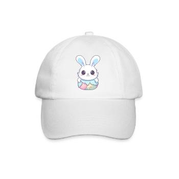 Pastel Osterhäschen - Baseballkappe - Weiß/Weiß - Vorne