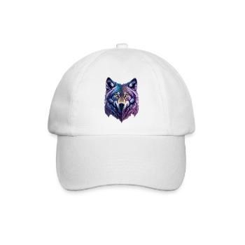 Wolf Splash - Baseballkappe - Weiß/Weiß - Vorne