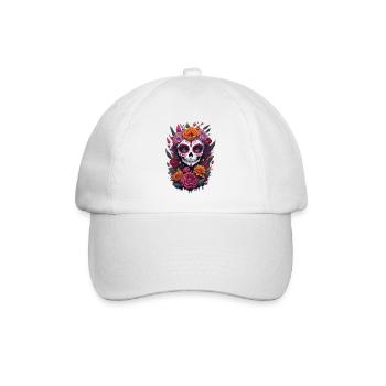 La Catrina 10 - Baseballkappe - Weiß/Weiß - Vorne