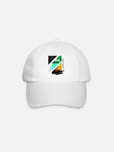 Archipel Los Roques - Baseballkappe - Weiß/Weiß