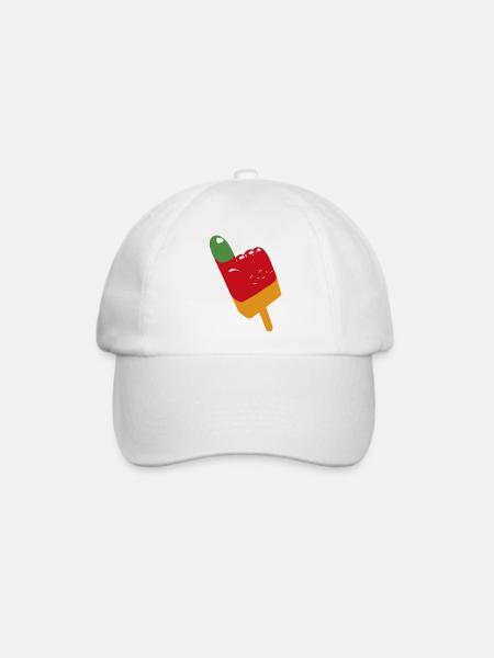 Flutschfinger Eis - Baseballkappe - Weiß/Weiß
