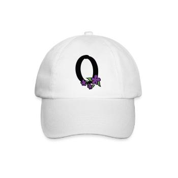 O wie Optimist - Baseballkappe - Weiß/Weiß - Vorne