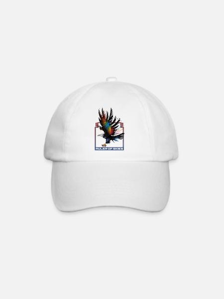 Herrscher der Lüfte - Baseballkappe - Weiß/Weiß