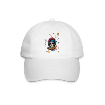 Rock´n´Roll - Baseballkappe - Weiß/Weiß - Vorne