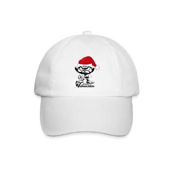 Ich hasse Weihnachten Gnome xmas - Baseballkappe - Weiß/Weiß - Vorne