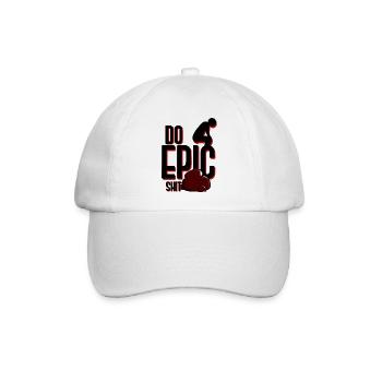 Epic - Baseballkappe - Weiß/Weiß - Vorne