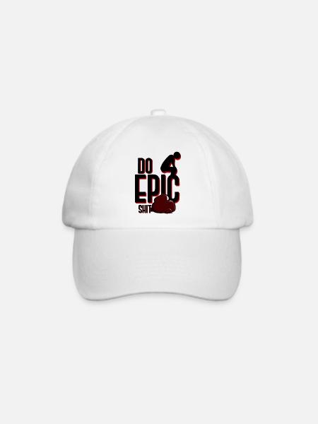 Epic - Baseballkappe - Weiß/Weiß
