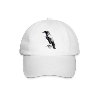 Rabe - Baseballkappe - Weiß/Weiß - Vorne