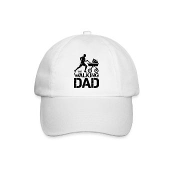the walking dad buggy running Symbol funny icon - Baseballkappe - Weiß/Weiß - Vorne
