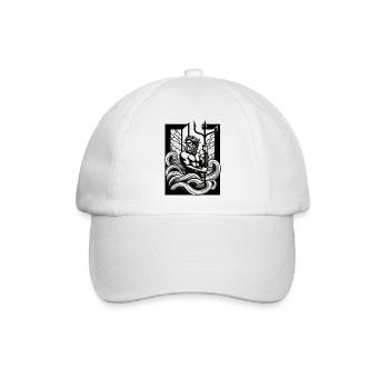 Zeus SW - Baseballkappe - Weiß/Weiß - Vorne