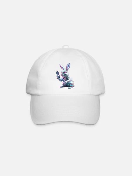 Bunny Pro - Baseballkappe - Weiß/Weiß