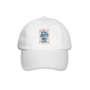 Du bist ein Wunder - Baseballkappe - Weiß/Weiß - Vorne