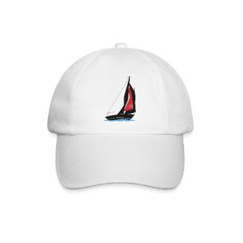sailing ship segler - Baseballkappe - Weiß/Weiß - Vorne