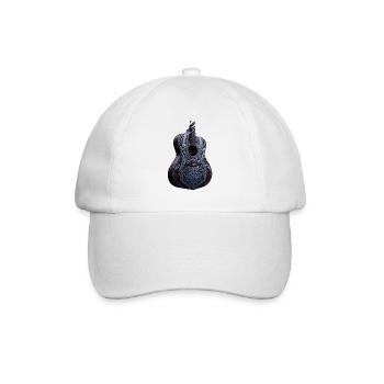 Gitarre - Baseballkappe - Weiß/Weiß - Vorne