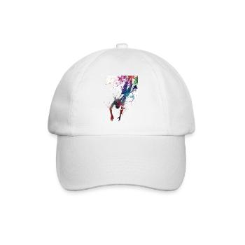Schwimmsport #swimmer #sport - Baseballkappe - Weiß/Weiß - Vorne