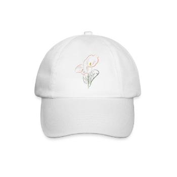 CALLA mix AutmnOrange2 - Baseballkappe - Weiß/Weiß - Vorne