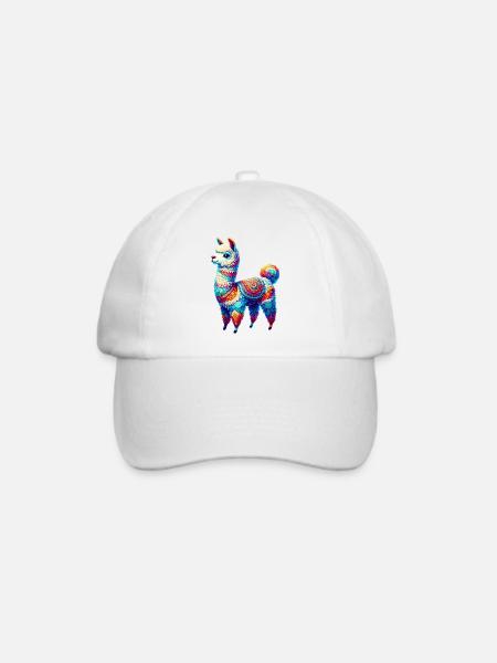 Alpaka - Baseballkappe - Weiß/Weiß