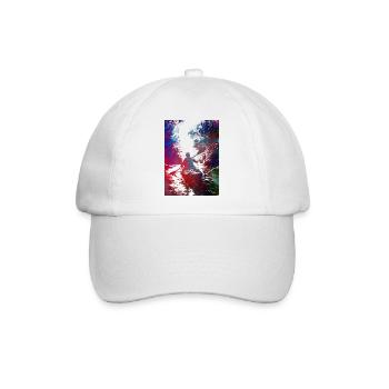 Kajaksport Kunst#Kajakfahren - Baseballkappe - Weiß/Weiß - Vorne