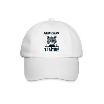 Auf Wiedersehen, Kollege! - Baseballkappe - Weiß/Weiß - Vorne
