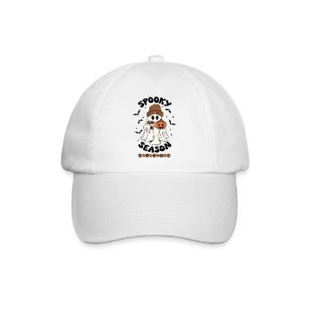Gruselige Jahreszeit Helloween - Baseballkappe - Weiß/Weiß - Vorne