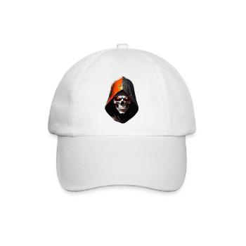 Skull - Baseballkappe - Weiß/Weiß - Vorne