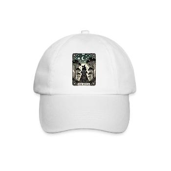 Die Hexe - Baseballkappe - Weiß/Weiß - Vorne