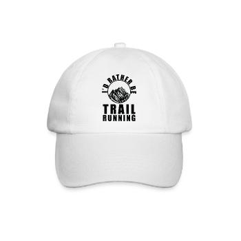 Trail Running Sport - Baseballkappe - Weiß/Weiß - Vorne