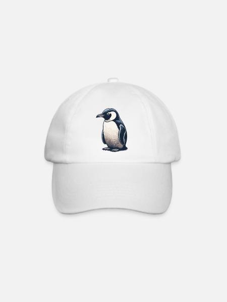 Pingu - Baseballkappe - Weiß/Weiß