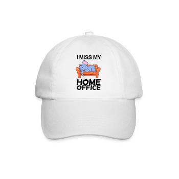 Home Office Spruch lustig - Baseballkappe - Weiß/Weiß - Vorne