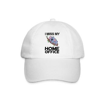 Home Office Spruch lustig - Baseballkappe - Weiß/Weiß - Vorne