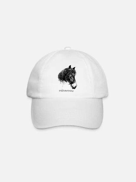 Minamou - Baseballkappe - Weiß/Weiß