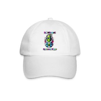 Ick bin mal - Baseballkappe - Weiß/Weiß - Vorne