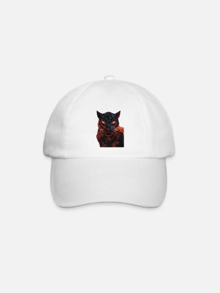 Panther - Baseballkappe - Weiß/Weiß