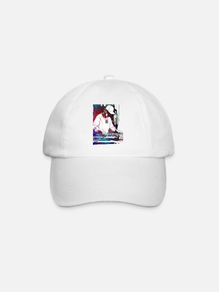 DJ-Musikkonsole - Baseballkappe - Weiß/Weiß