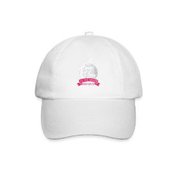 Ich Liebe Dich Bis Zum Mond Und Zurück Paare - Baseballkappe - Weiß/Weiß - Vorne