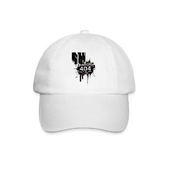 Error: Realität nicht gefunden - Baseballkappe - Weiß/Weiß - Vorne