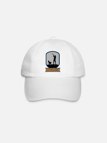Opa Jäger - Baseballkappe - Weiß/Weiß