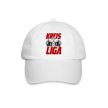 Kreisliga Bier - Baseballkappe - Weiß/Weiß - Vorne
