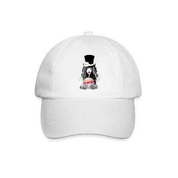 Willkommen bei The Boo Crew - Baseballkappe - Weiß/Weiß - Vorne