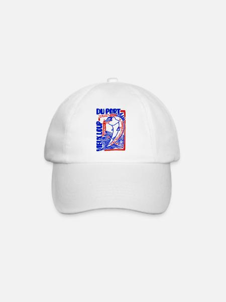 Vieux Marin du Port Rouge und Bleu Nautique - Baseballkappe - Weiß/Weiß