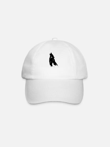 Star Wolf - Baseballkappe - Weiß/Weiß