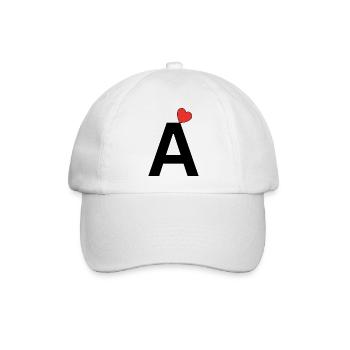 A - Baseballkappe - Weiß/Weiß - Vorne