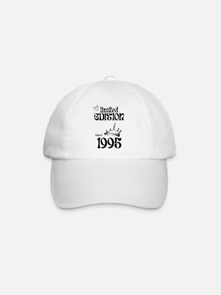 Limited EDITION singen 1995 - 30 Jahre - Baseballkappe - Weiß/Weiß