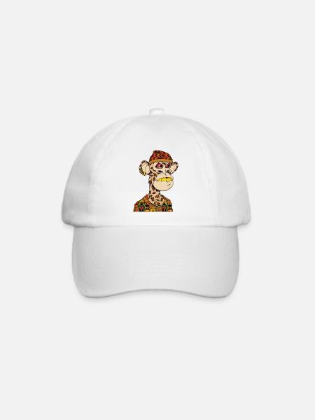 Ape im bunten Streetwear-Look - Baseballkappe - Weiß/Weiß