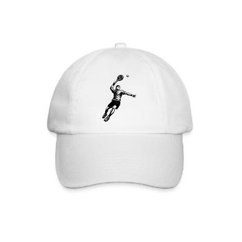 Direkte Padel Aussage - Baseballkappe - Weiß/Weiß - Vorne