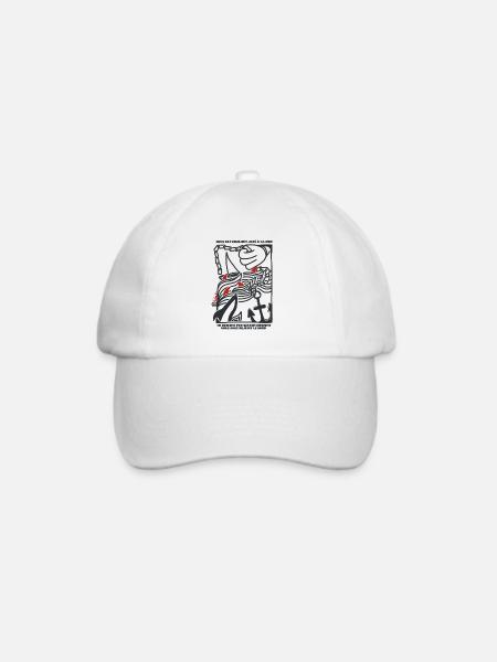 Kampf und göttlicher Schutz - Baseballkappe - Weiß/Weiß