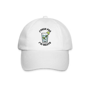 Lime Mint Eisglas - Baseballkappe - Weiß/Weiß - Vorne