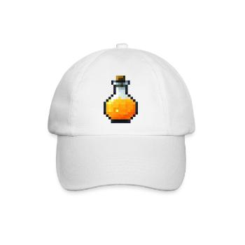 Potion Pixel-Art-Stil retro 8-Bit - Baseballkappe - Weiß/Weiß - Vorne